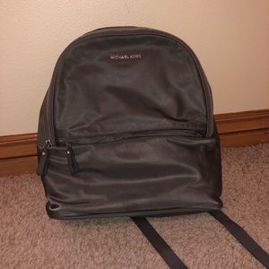 Michael Kors Nylon Large Grey Backpack